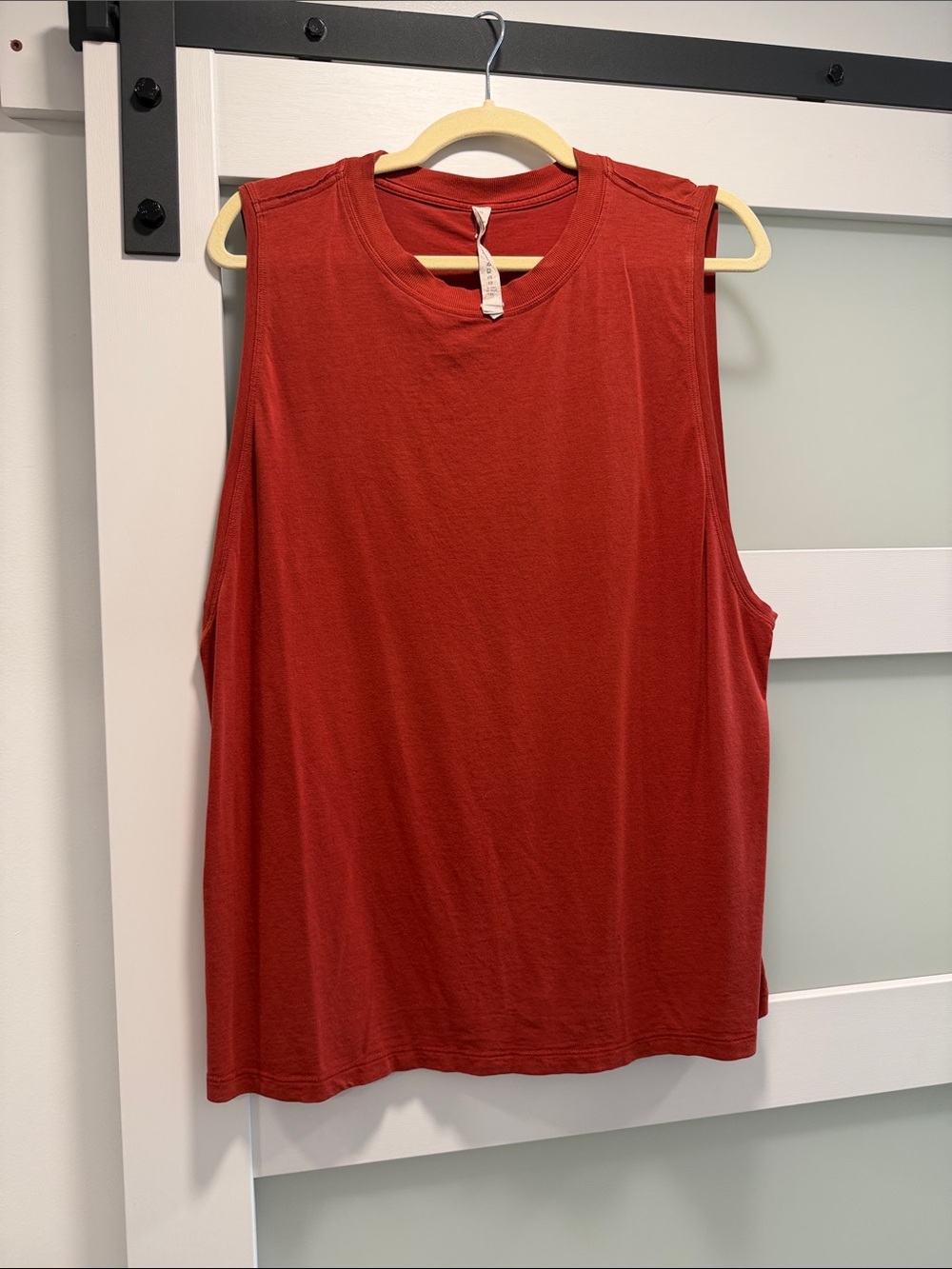 lululemon athletica Brick Red Sleeveless Tank